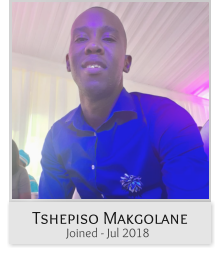 Tshepiso Makgolane Joined - Jul 2018